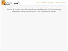 Tablet Screenshot of friseursalon-dresden.com